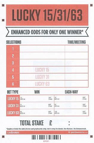 lucky 31 calculator|lucky 31 calculator betfred.